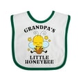 thumbnail image 1 of Inktastic Cute Bee Grandpa's Little Honeybee with Stars Boys or Girls Baby Bib, 1 of 4