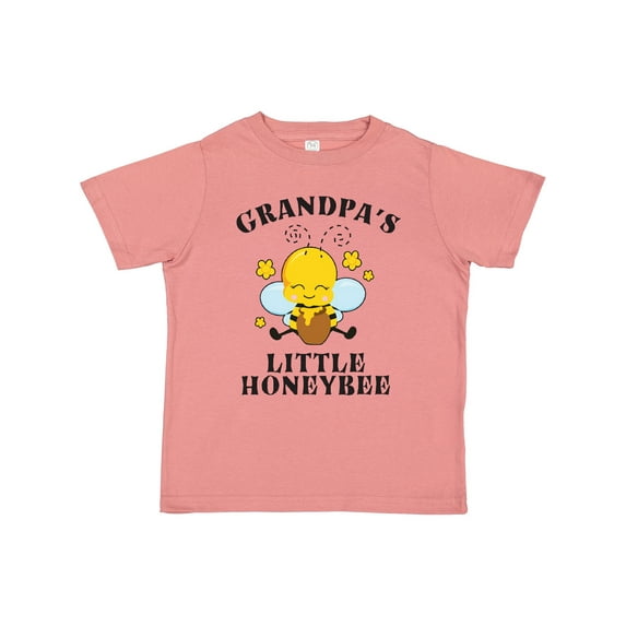 Inktastic Cute Bee Grandpa's Little Honeybee with Stars Boys or Girls Toddler T-Shirt