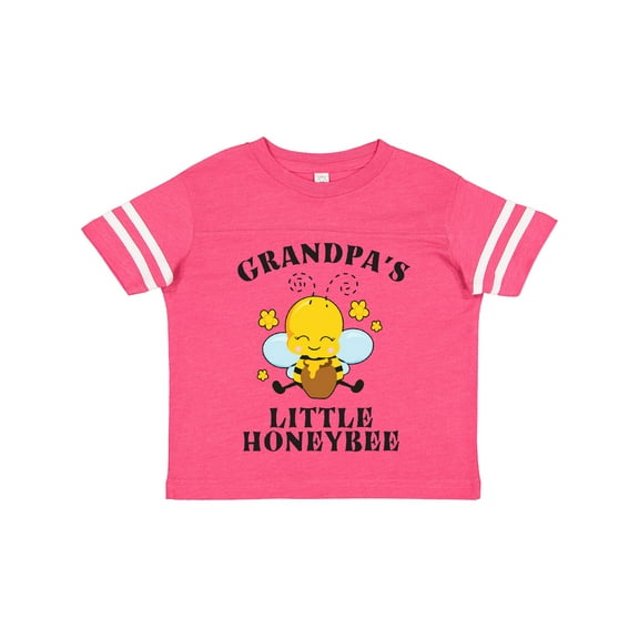 Inktastic Cute Bee Grandpa's Little Honeybee with Stars Boys or Girls Toddler T-Shirt