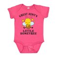 thumbnail image 1 of Inktastic Cute Bee Great Aunt's Little Honeybee with Stars Boys or Girls Baby Bodysuit, 1 of 5