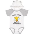 thumbnail image 1 of Inktastic Cute Bee Great Aunt's Little Honeybee with Stars Boys or Girls Baby Bodysuit, 1 of 5