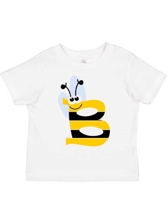 Cute Bee Initial B Boys or Girls Toddler T-Shirt