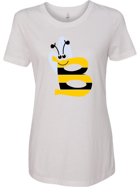 Cute Bee Initial B Women's T-Shirt