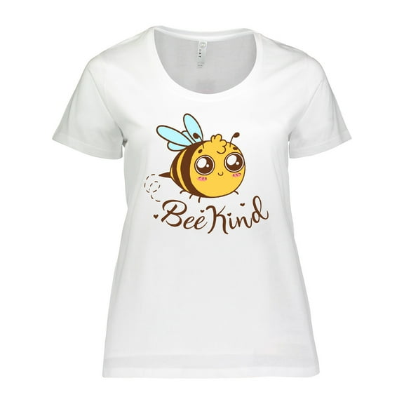 Inktastic Cute Bee Kind Bee Women's Plus Size T-Shirt