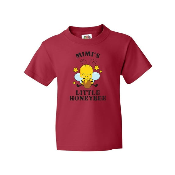 Inktastic Cute Bee Mimi's Little Honeybee with Stars Youth T-Shirt