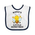 thumbnail image 1 of Inktastic Cute Bee Nana's Little Honeybee with Stars Boys or Girls Baby Bib, 1 of 4