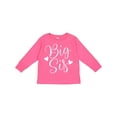 thumbnail image 1 of Inktastic Cute Big Sis Girls Announcement Girls Long Sleeve Toddler T-Shirt, 1 of 5