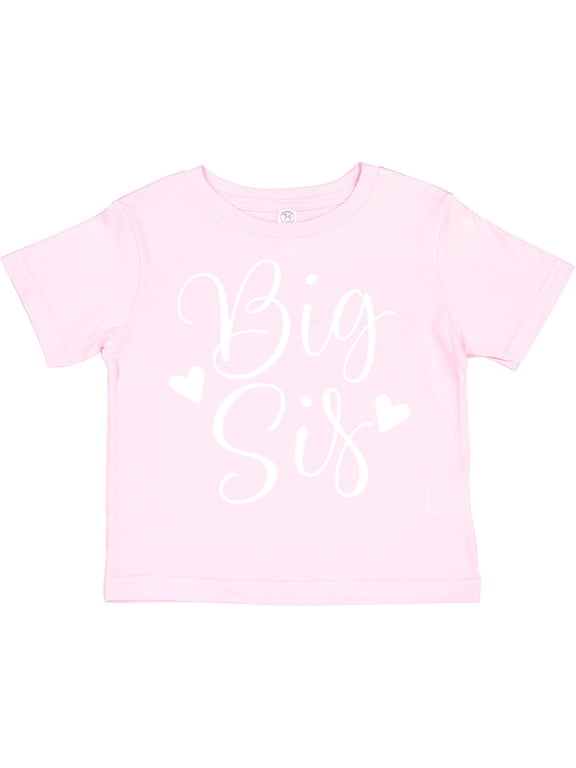 Cute Big Sis Girls Announcement Girls Toddler T-Shirt