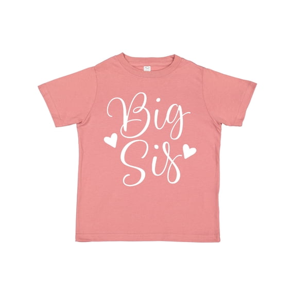 Inktastic Cute Big Sis Girls Announcement Girls Toddler T-Shirt