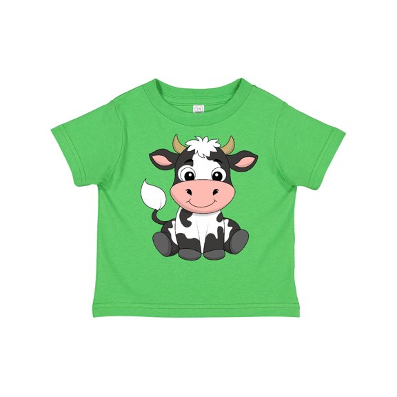 Inktastic Cute Black and White Holstein Cow Boys or Girls Toddler T-Shirt
