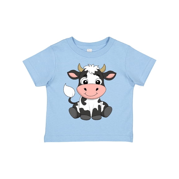 Inktastic Cute Black and White Holstein Cow Boys or Girls Toddler T-Shirt