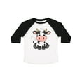 thumbnail image 1 of Inktastic Cute Black and White Holstein Cow Boys or Girls Toddler T-Shirt, 1 of 5