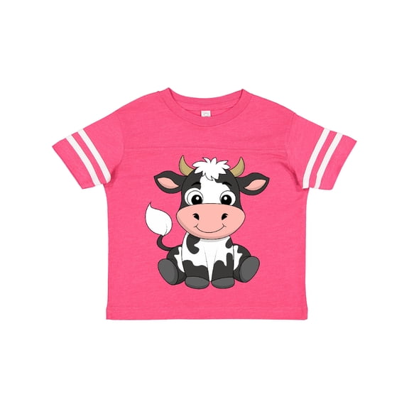 Inktastic Cute Black and White Holstein Cow Boys or Girls Toddler T-Shirt