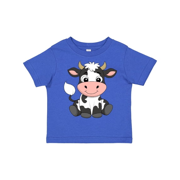 Inktastic Cute Black and White Holstein Cow Boys or Girls Toddler T-Shirt