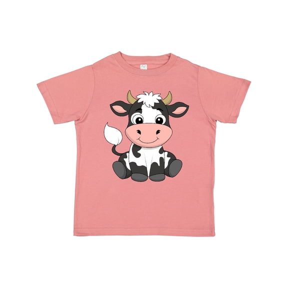 Inktastic Cute Black and White Holstein Cow Boys or Girls Toddler T-Shirt