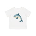 thumbnail image 1 of Inktastic Cute Blue Dolphin Boys or Girls Toddler T-Shirt, 1 of 5
