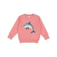 thumbnail image 1 of Inktastic Cute Blue Dolphin Toddler Sweatshirt, 1 of 4