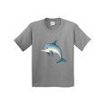 thumbnail image 1 of Inktastic Cute Blue Dolphin Youth T-Shirt, 1 of 5