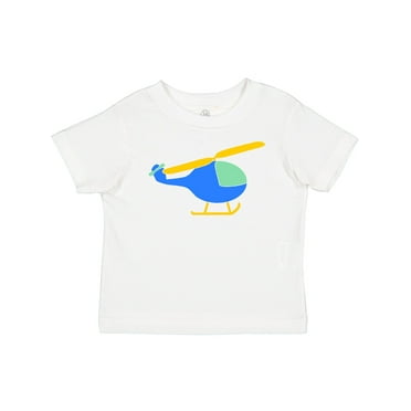 Inktastic Cute Blue Helicopter Boys or Girls Baby T-Shirt