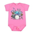 thumbnail image 1 of Inktastic Cute Blue Octopus Drumming Boys or Girls Baby Bodysuit, 1 of 5