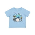thumbnail image 1 of Inktastic Cute Blue Octopus Drumming Boys or Girls Baby T-Shirt, 1 of 5