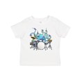 thumbnail image 1 of Inktastic Cute Blue Octopus Drumming Boys or Girls Baby T-Shirt, 1 of 5