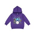 thumbnail image 1 of Inktastic Cute Blue Octopus Drumming Toddler Hoodie, 1 of 4