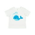 thumbnail image 1 of Inktastic Cute Blue Whale in Nautical Hat Boys or Girls Toddler T-Shirt, 1 of 5