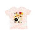 thumbnail image 1 of Inktastic Cute Bowling Pin 4th Birthday Boys or Girls Toddler T-Shirt, 1 of 5