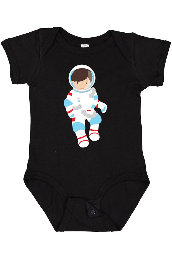 Cute Boy, Astronaut, Cosmonaut, Space Flight Boys Baby Bodysuit