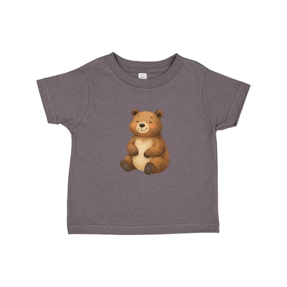 Inktastic Cute Brown Bear Boys or Girls Toddler T-Shirt