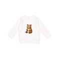 thumbnail image 1 of Inktastic Cute Brown Bear Toddler Sweatshirt, 1 of 4