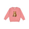 thumbnail image 1 of Inktastic Cute Brown Bear Toddler Sweatshirt, 1 of 4