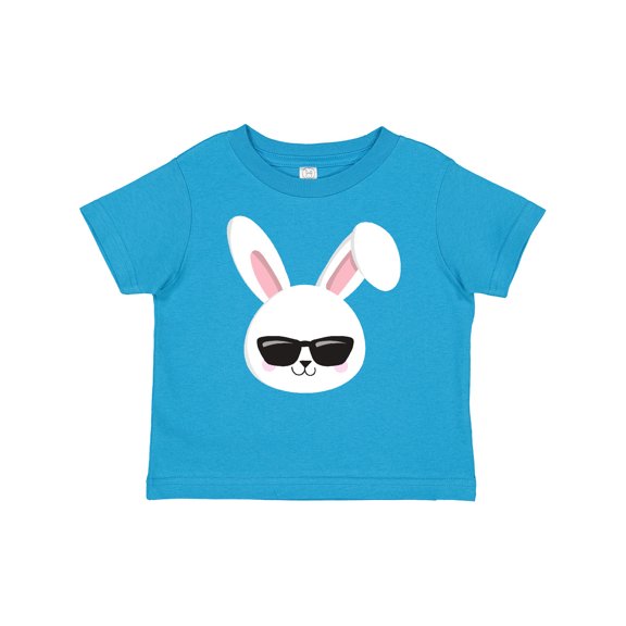 Inktastic Cute Bunny, White Bunny, Bunny Wearing Sunglasses Boys or Girls Baby T-Shirt
