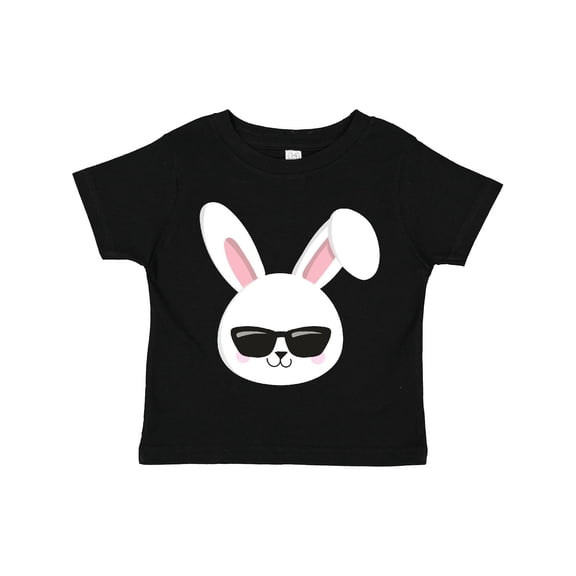 Inktastic Cute Bunny, White Bunny, Bunny with Sunglasses Boys or Girls Toddler T-Shirt