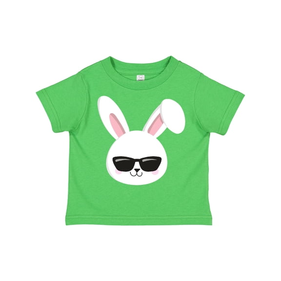 Inktastic Cute Bunny, White Bunny, Bunny with Sunglasses Boys or Girls Toddler T-Shirt