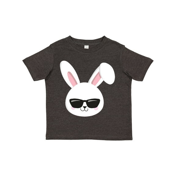 Inktastic Cute Bunny, White Bunny, Bunny with Sunglasses Boys or Girls Toddler T-Shirt