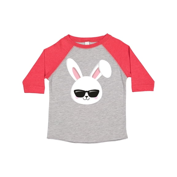 Inktastic Cute Bunny, White Bunny, Bunny with Sunglasses Boys or Girls Toddler T-Shirt