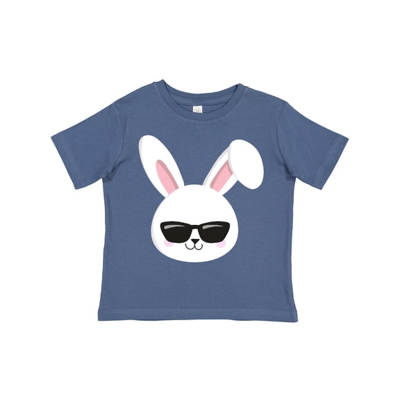 Inktastic Cute Bunny, White Bunny, Bunny with Sunglasses Boys or Girls Toddler T-Shirt