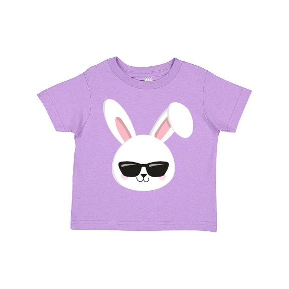 Inktastic Cute Bunny, White Bunny, Bunny with Sunglasses Boys or Girls Toddler T-Shirt