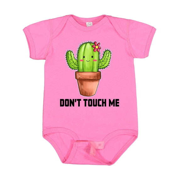 Inktastic Cute Cactus Dont Touch Me Boys or Girls Baby Bodysuit