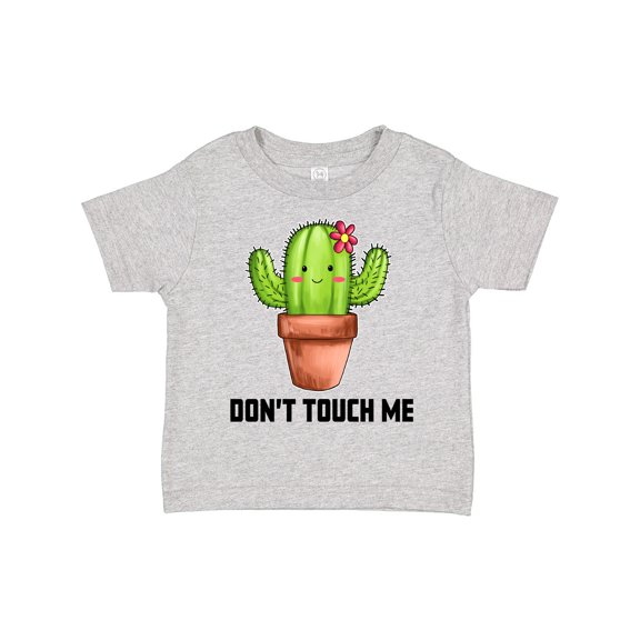 Inktastic Cute Cactus Dont Touch Me Boys or Girls Toddler T-Shirt