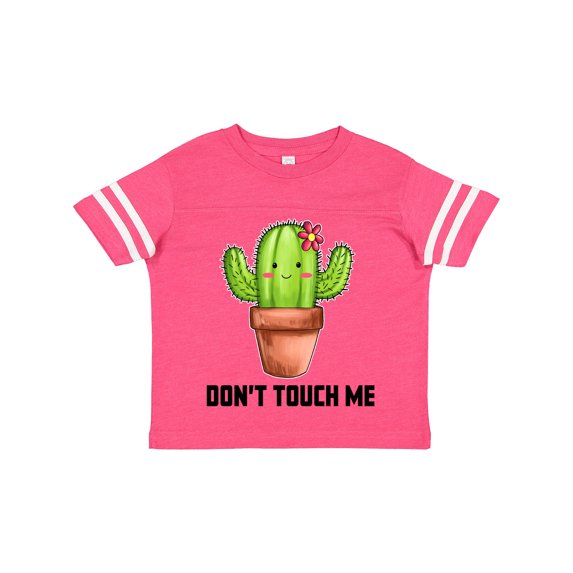 Inktastic Cute Cactus Dont Touch Me Boys or Girls Toddler T-Shirt