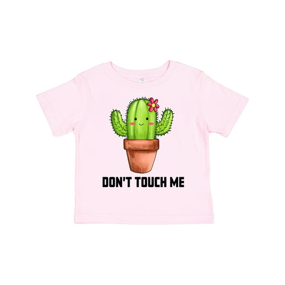Inktastic Cute Cactus Dont Touch Me Boys or Girls Toddler T-Shirt