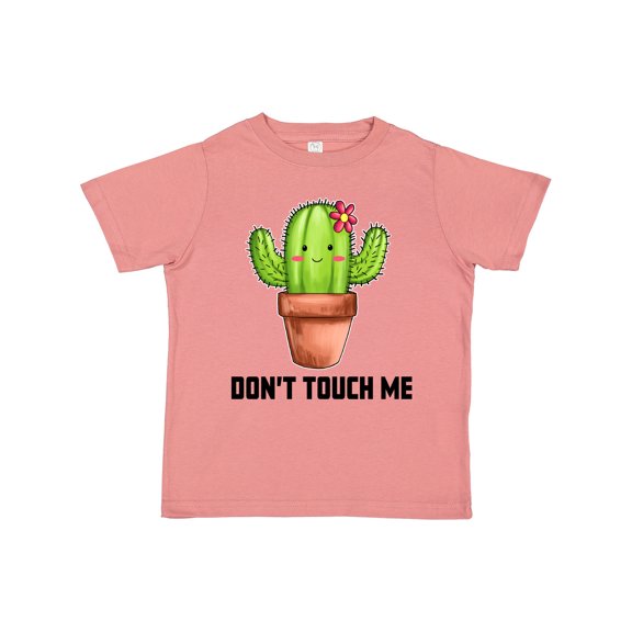 Inktastic Cute Cactus Dont Touch Me Boys or Girls Toddler T-Shirt