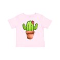 thumbnail image 1 of Inktastic Cute Cactus with Flower Hairpiece Boys or Girls Toddler T-Shirt, 1 of 5