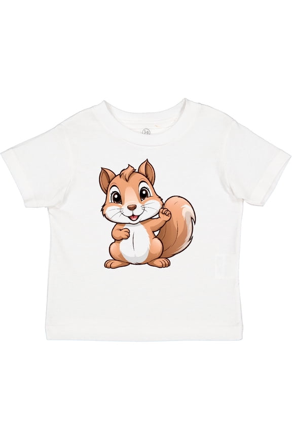 Cute Cartoon Squirrel Boys or Girls Baby T-Shirt