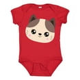 thumbnail image 1 of Inktastic Cute Cat, Little Cat, Cat Head, Brown Cat Boys or Girls Baby Bodysuit, 1 of 5