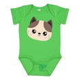 thumbnail image 1 of Inktastic Cute Cat, Little Cat, Cat Head, Brown Cat Boys or Girls Baby Bodysuit, 1 of 5