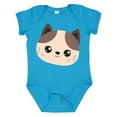 thumbnail image 1 of Inktastic Cute Cat, Little Cat, Cat Head, Brown Cat Boys or Girls Baby Bodysuit, 1 of 5